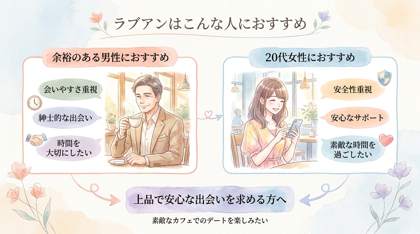 ラブアンはこんな人におすすめ