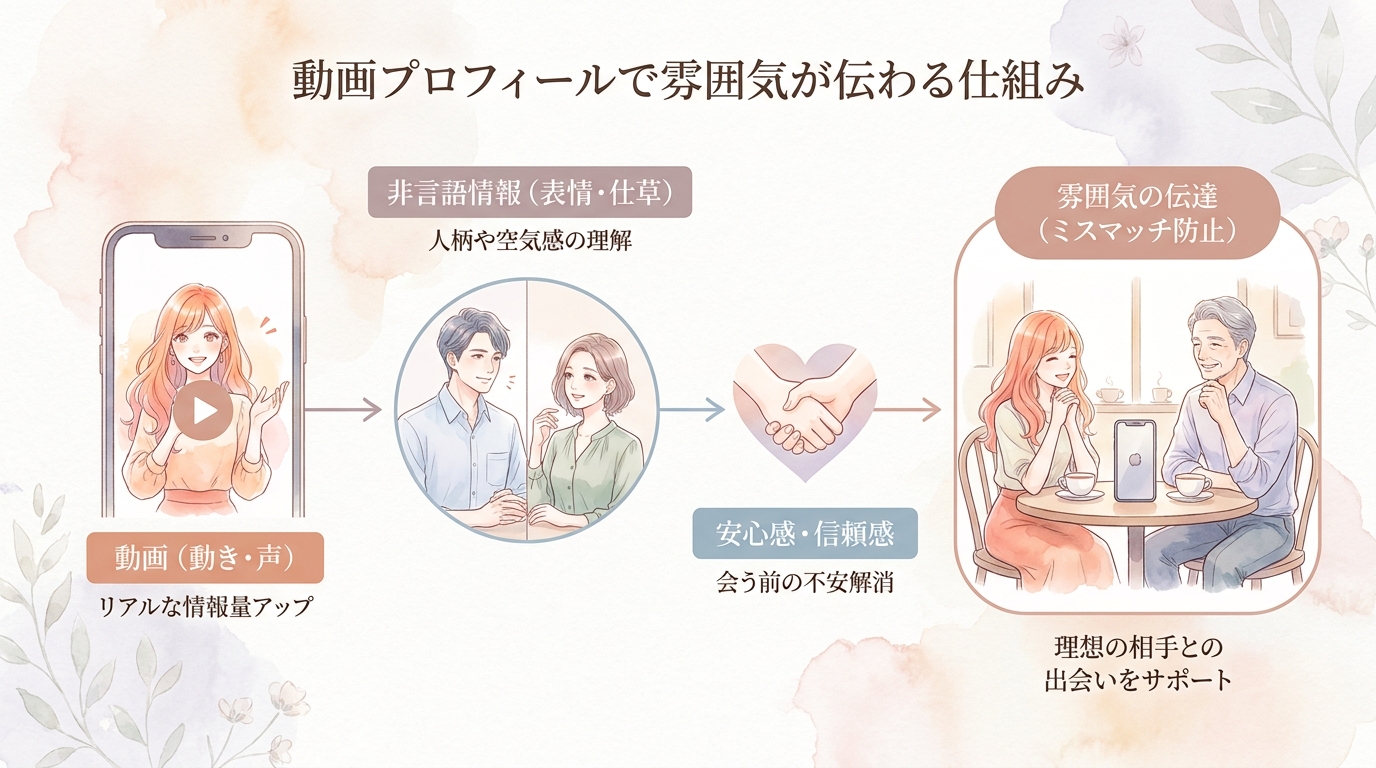 動画プロフィールで雰囲気が伝わる仕組み