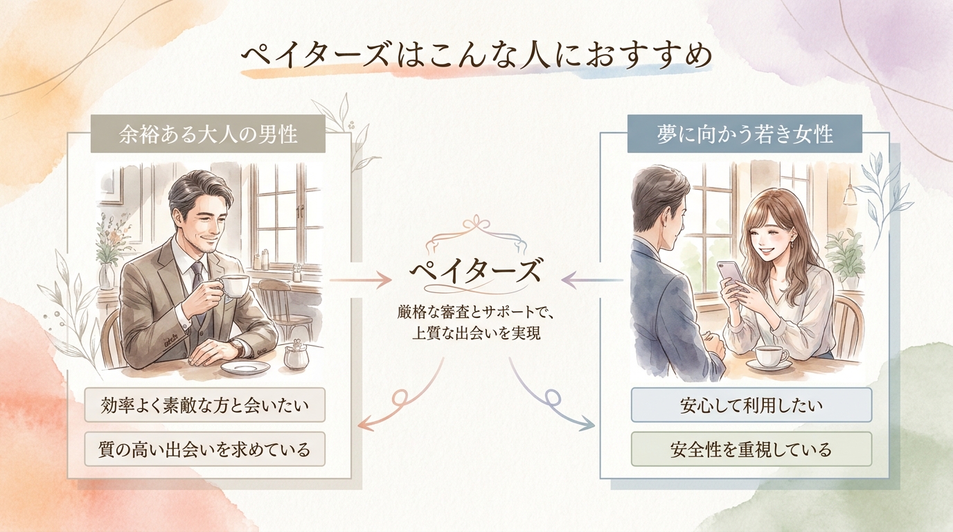 ペイターズはこんな人におすすめ