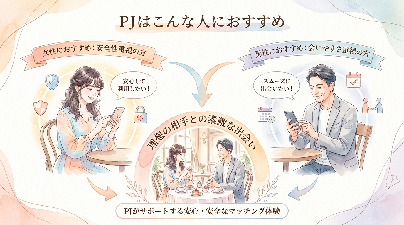 PJはこんな人におすすめ